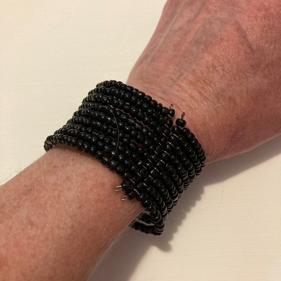 Seed Bead Cuff Bracelet - Picture 1 of 5